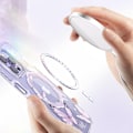 Miniatyrbild 5 av 7: Kingxbar iPhone 14 Pro Skal Magsafe Butterfly - Blå