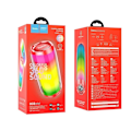 Miniatyrbild 3 av 3: Hoco Trådlös Högtalare Bluetooth Pulsating Colorful - Röd Röd