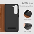 Miniatyrbild 7 av 11: Dux Ducis Galaxy S23 Plus Plånboksfodral Skin X2 Magnetic - Brun