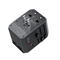 Miniatyrbild 5 av 11: Choetech Reseladdare 30W USB-C USB-A US EU UK Svart