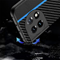 Miniatyrbild 3 av 9: OnePlus 11 5G Mobilskal Carbon Fiber PU-Läder - Blå