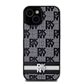 Miniatyrbild 7 av 11: DKNY Galaxy S24 Plus Mobilskal Läder Checkered Mono Pattern Svart