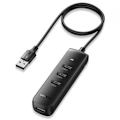 Miniatyrbild 2 av 11: Ugreen HUB USB Type A splitter - 4x USB 3.2 Gen 1 - Svart