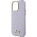 Miniatyrbild 6 av 8: Guess iPhone 15 Pro Max Mobilskal Glitter Glossy Script - Lila