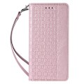 Miniatyrbild 2 av 7: Galaxy S22 Plus Plånboksfodral Magnet Strap - Rosa