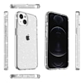 Miniatyrbild 5 av 5: iPhone 15 Plus Mobilskal Glittrande - Vit