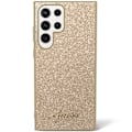 Miniatyrbild 2 av 2: Guess Galaxy S24 Ultra Mobilskal Glitter Script - Guld