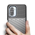 Miniatyrbild 3 av 7: Thunder Twill Jazz Skal till Xiaomi Mi 11i / Poco F3 - Svart Svart