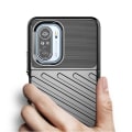 Miniatyrbillede 3 af 7: Thunder Twill Jazz Cover til Xiaomi Mi 11i / Poco F3 - Sort Black