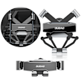 Miniatyrbillede 8 af 9: Dudao Gravity Bil Smartphone Holder - Sort Black