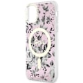 Miniatyrbild 6 av 8: Guess iPhone 11/XR Mobilskal Magsafe Flower - Rosa