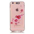 Miniatyrbild 1 av 4: Blinkande Flexiskal till Apple iPhone 6(S) Plus - Rosa Blommor Rosa
