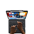 Miniatyrbild 4 av 9: Dux Ducis iPad Pro 12.9 Skal Keyboard Bluetooth DK Series Svart