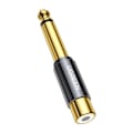 Miniatyrbild 1 av 11: Ugreen 6.35 mm Jackadapter (hane) till RCA (hona) - Guld