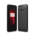 Miniatyrbild 1 av 7: Carbon Brushed Flexicase Skal till OnePlus 6T - Svart Svart