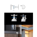 Miniatyrbild 3 av 4: Sonoff stativ självhäftande hållare för ZigBee motion sensor