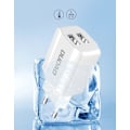 Pikkukuva 8 / 11: Dudao seinälaturi USB EU + Lightning kaapeli - valkoinen White