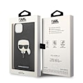 Miniatyrbild 6 av 6: Karl Lagerfeld iPhone 14 Plus Skal Saffiano Karl`s Head Patch - Svart Svart