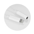 Miniatyrbild 2 av 2: Adapter HF/audio till Lightning Jack 3.5mm - Vit (female)