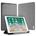 Miniatyrbild 2 av 6: Dux Ducis Tri-Fold Läderfodral till iPad 9.7 2018 - Grå grå
