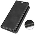 Miniatyrbild 9 av 9: iPhone 15 Pro Max Plånboksfodral Flip PU-Läder - Svart Svart