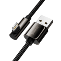 Miniatyrbillede 3 af 6: Baseus Mobile Game Lightning Kabel USB 2.4A 1m - Sort Black