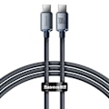 Miniatyrbild 2 av 11: Baseus USB-C till USB-C Kabel 100W 1,2m - Svart Svart