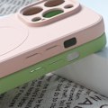 Miniatyrbild 3 av 7: iPhone 15 Plus Mobilskal MagSafe Silikon - Ljusblå
