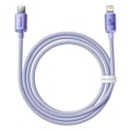 Miniatyrbild 4 av 10: BASEUS USB-C till Lightning kabel 8-pin PD20W 1.2m lila