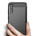 Miniatyrbild 6 av 8: Galaxy A70/A70s Skal Forcell Carbon Mjukplast - Svart Svart