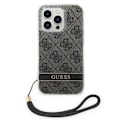 Miniatyrbild 1 av 6: GUESS iPhone 14 Pro Skal Print Strap - Svart Svart