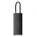 Miniatyrbild 8 av 11: Baseus Lite Series 6-Port HUB Adapter USB-C - Svart Svart