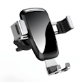 Miniatyrbillede 2 af 6: Gravity Smartphone Bilholder Ventilationsgitter - Sort Black