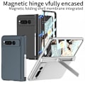 Miniatyrbild 9 av 9: GKK Google Pixel Fold Mobilskal Kickstand Hård PC - Silver