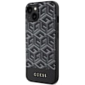 Miniatyrbild 3 av 11: Guess iPhone 14 Mobilskal MagSafe GCube Stripes - Svart Svart