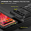 Miniatyrbild 3 av 7: Google Pixel 7a Mobilskal Shockproof Armor Kickstand - Svart Svart