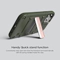 Miniatyrbillede 4 af 11: VRS DESIGN Damda QuickStand Skal iPhone 12 Mini - Bronze Grön