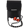Miniatyrbild 3 av 11: Hello Kitty Halsbandsfodral Läder Hiding Kitty - Svart Svart