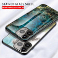 Miniatyrbild 2 av 8: Anti-Scratch Härdat Glas Skärmskydd iPhone 13 Pro Max - Vit Marble