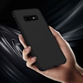 Miniatyrbild 4 av 5: Twill Texture Flexicase Skal till Samsung Galaxy S10P - Svart Svart