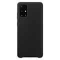 Miniatyrbild 1 av 5: Silicone Soft Flexible Skal Galaxy A72 - Svart Svart