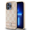Miniatyrbild 1 av 8: DKNY iPhone 14 Pro Max Mobilskal Läder Checkered Mono Pattern