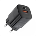 Miniatyrbild 1 av 8: Choetech Snabbladdare 33W USB-C - Svart Svart