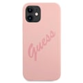 Miniatyrbild 4 av 8: Guess Skal iPhone 12 Mini Script Vintage - Rosa Rosa