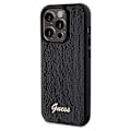 Miniatyrbild 2 av 7: Guess iPhone 14 Pro Max Mobilskal Disco Script Metal - Svart Svart