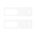 Miniatyrbild 2 av 2: [2-PACK] Google Pixel 7 Kameralinsskydd i Härdat glas Arc Edge - Clear