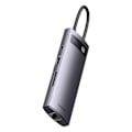 Miniatyrbild 2 av 11: Baseus StarJoy HUB 8-Port USB-C - 3x USB-A - Grå