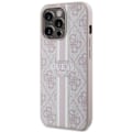 Miniatyrbild 3 av 11: Guess iPhone 13 Pro/13 Mobilskal MagSafe Printed Stripes - Rosa