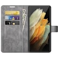 Miniatyrbild 2 av 6: Flip Folio Fodral Galaxy S22 Plus - Grå grå