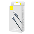 Miniatyrbild 5 av 5: Baseus Crystal USB-C till USB-A kabel 100W 2m - Svart Svart